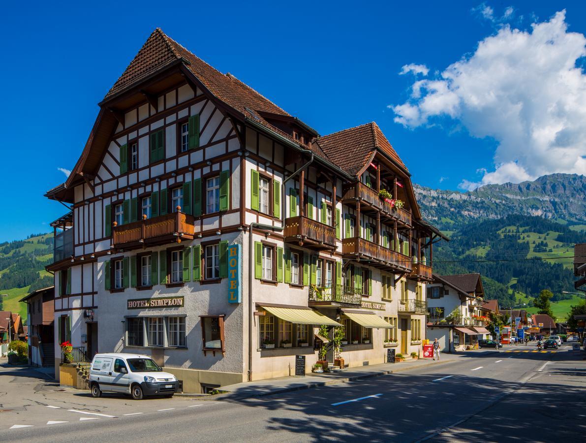 Hotel Restaurant Simplon Frutigen Extérieur photo