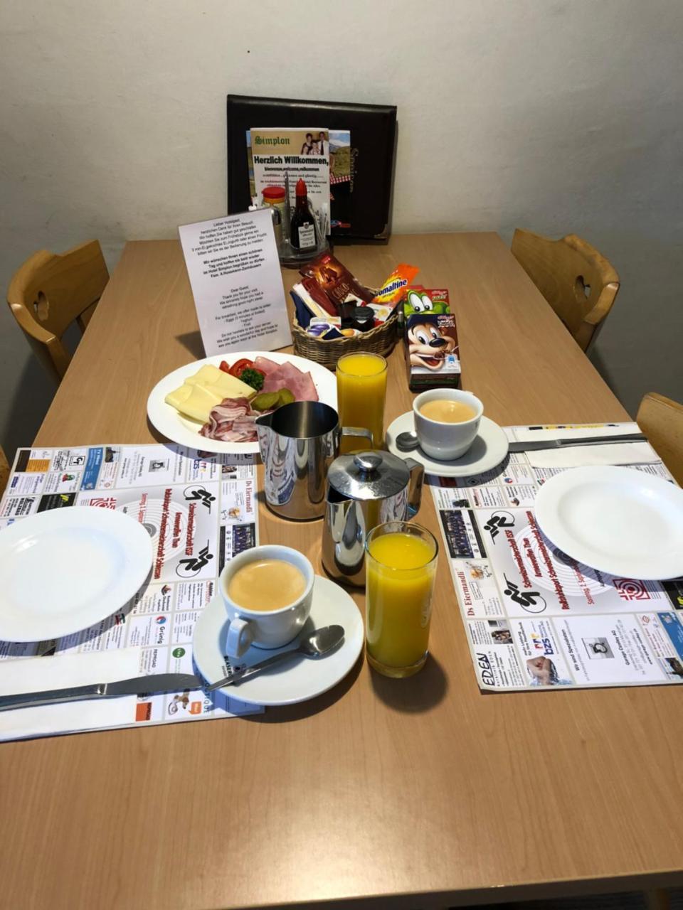 Hotel Restaurant Simplon Frutigen Extérieur photo
